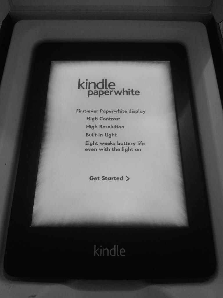 Pertama kali menyalakan Kindle Paperwhite