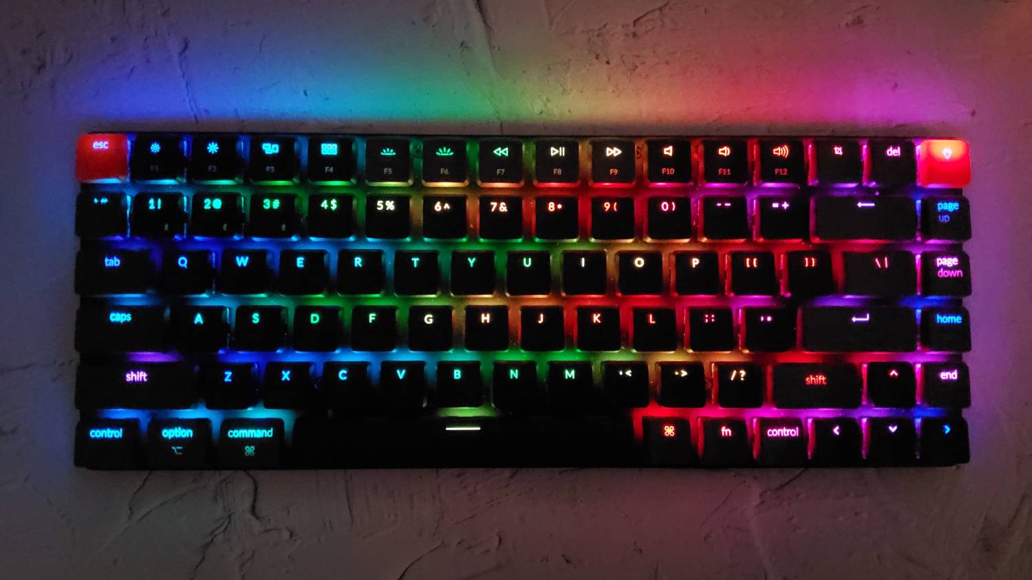 backlight keychron k3 v2 gelap